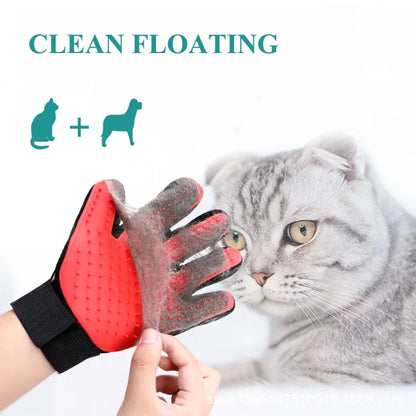 Clean Floating Pet Grooming and Care Gloves Left/Right Hand Massage Bathing Comb for Dogs Remove Hair Brush Pet Supplies