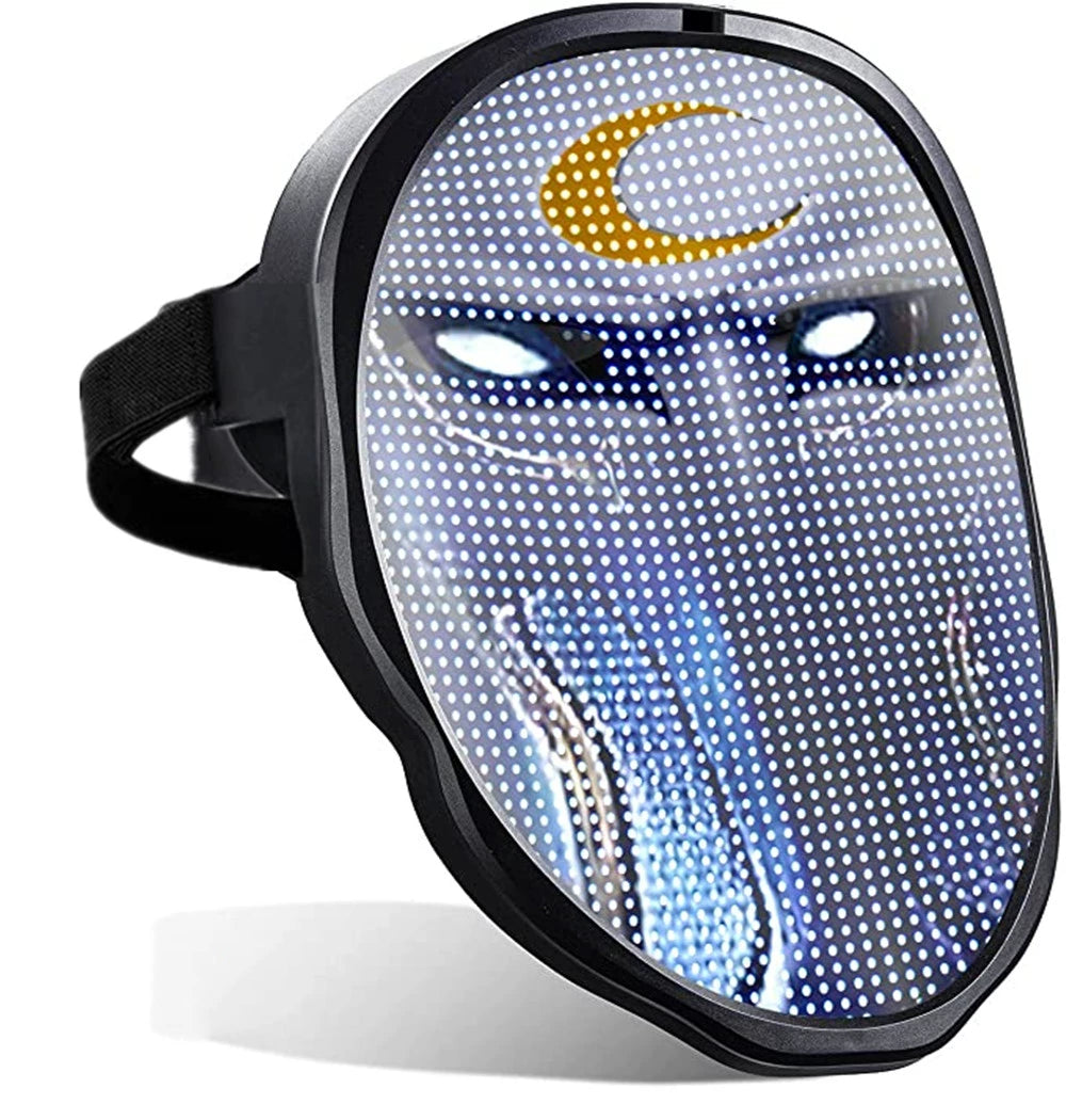 Bluetooth Led Mask Luminous Sichuan Opera Gesture Face Changing Mask Boywithuke Shining Mask