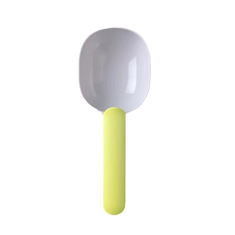 Cat Food Dog Food Spoon Pet Food Long Handle Cat Feeding Spoon Cat Feeding Spoon with Sealing Clip Measuring Spoon Cat Supplies