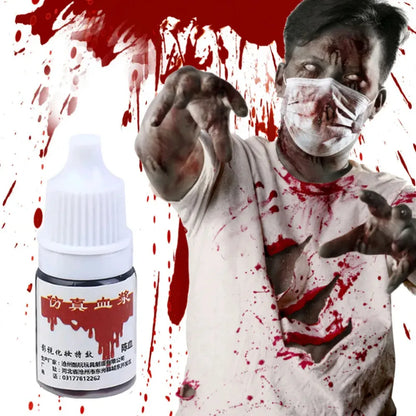 1pc Holiday Party Fake Blood Halloween Hematopoietic Props Simulation of Human Vampire Fake Blood Party Decorative Supplies