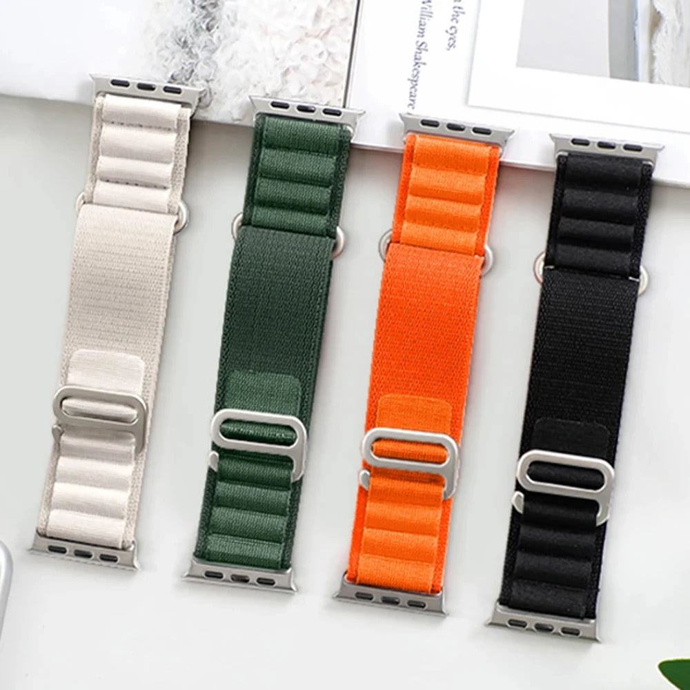 Alpine Loop Strap for Apple watch Ultra 2 Band 49mm 44mm 40mm 45mm 41mm 38mm 42mm 44 45 mm bracelet iWatch series 9 se 8 7 6 5 3