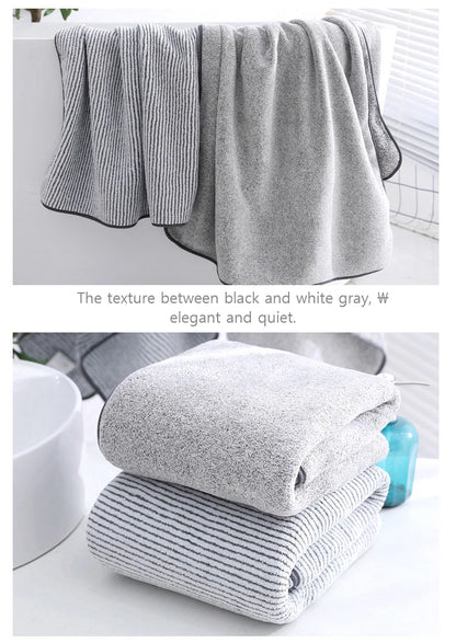 1PCS Thickened Bath Towels for The Body Microfiber Towel for Gym Sports Shower Robe for Spa Beath Home