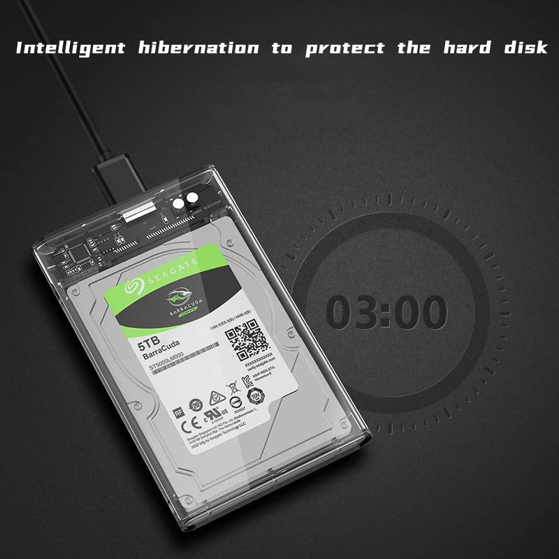 Harddisk Boxs USB 3.0 to SATA III Hard Disk Case 2.5 Inch HDD SSD Shell External Enclosure Hard Drive Disk Box External HDD Case