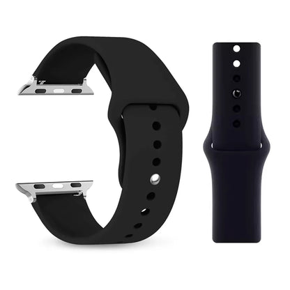 For Apple Watch band 45mm 44mm 42mm 49mm iWatch strap 40mm 41mm 38mm Silicone bracelet correa Series 9 8 7 6 5 3 4 3 SE Ultra 2