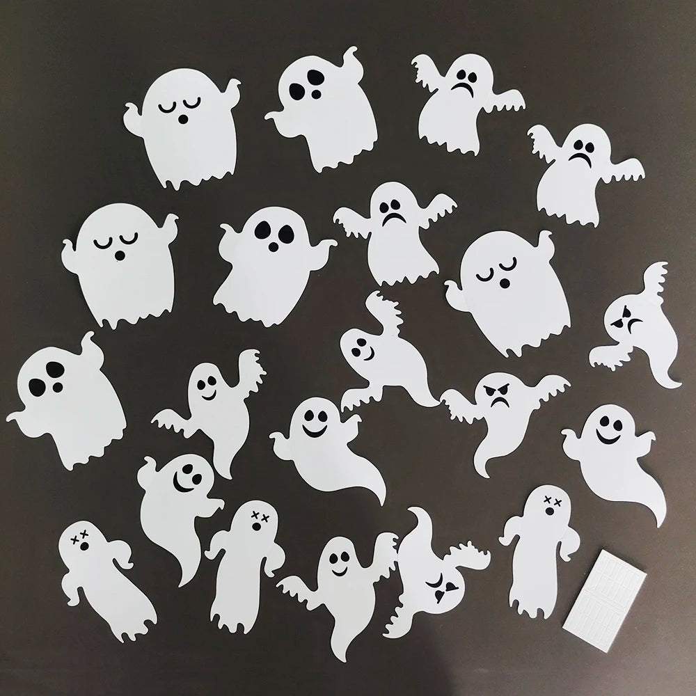 Halloween 3D Bat Wall Stickers Pvc Black Spider Ghost Sticker Halloween Horror Props Home Bedroom Bar Halloween Decoration 2024