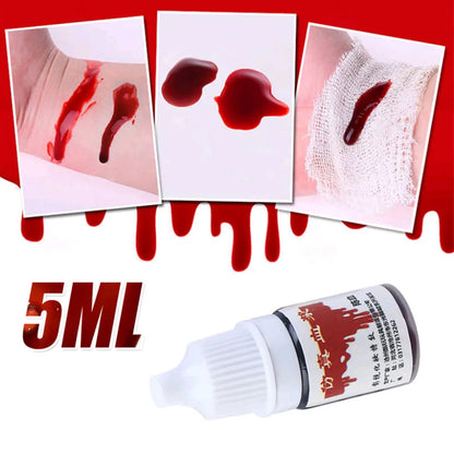 1pc Holiday Party Fake Blood Halloween Hematopoietic Props Simulation of Human Vampire Fake Blood Party Decorative Supplies