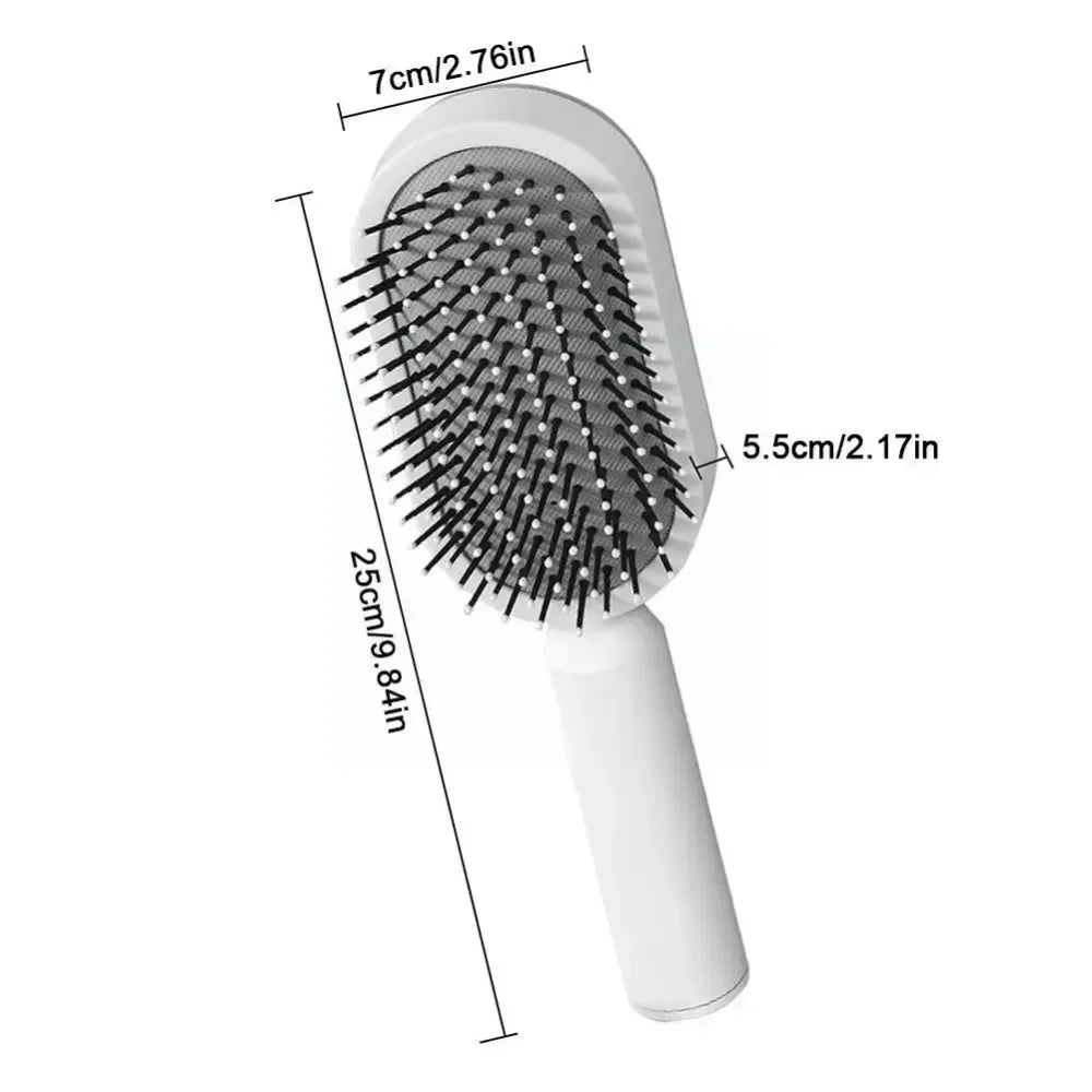 Self Cleaning Hair Brush 3D Air Cushion Massage Comb Airbag Massage Brush One-key Cleaning Detangling Hair Brush Styling Tools