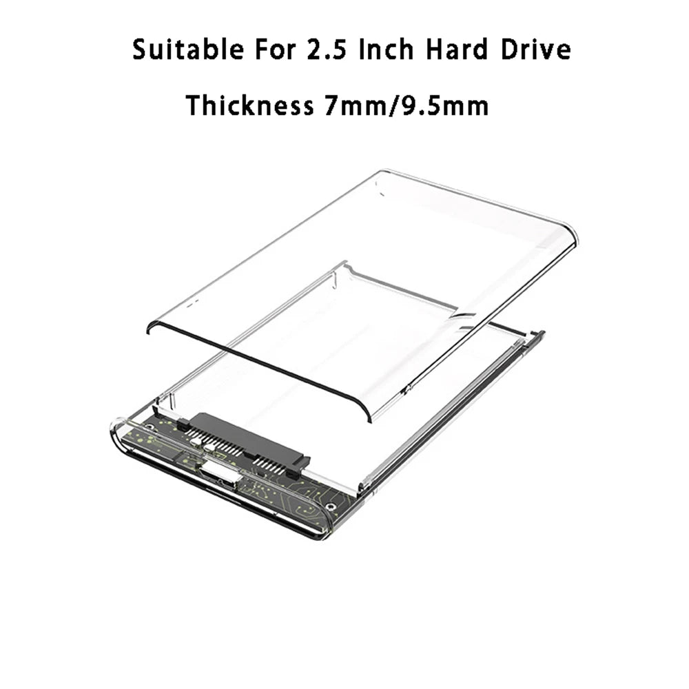 Harddisk Boxs USB 3.0 to SATA III Hard Disk Case 2.5 Inch HDD SSD Shell External Enclosure Hard Drive Disk Box External HDD Case