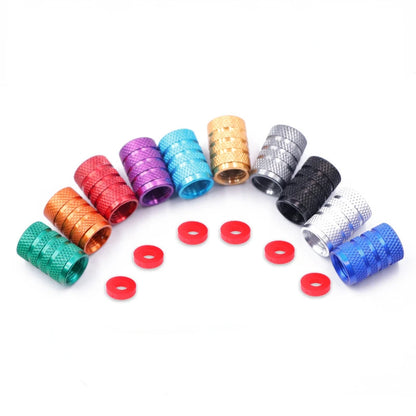 4pcs Universal Car Wheel Tire Valve Stem Caps Dust Covers Aluminum Tire Wheel Stem Air Valve Cap Car Accessories