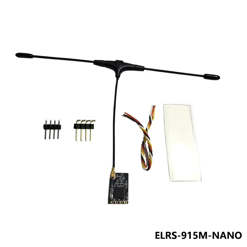 ELRS 915MHz / 2.4GHz NANO ExpressLRS Receiver With T type Antenna Support Wifi Upgrade for RC FPV Traversing Drones Parts